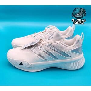 Adidas Dame Certified 3 Lows White/Silver  Basketball Shoes Mens 8 or Womens 9